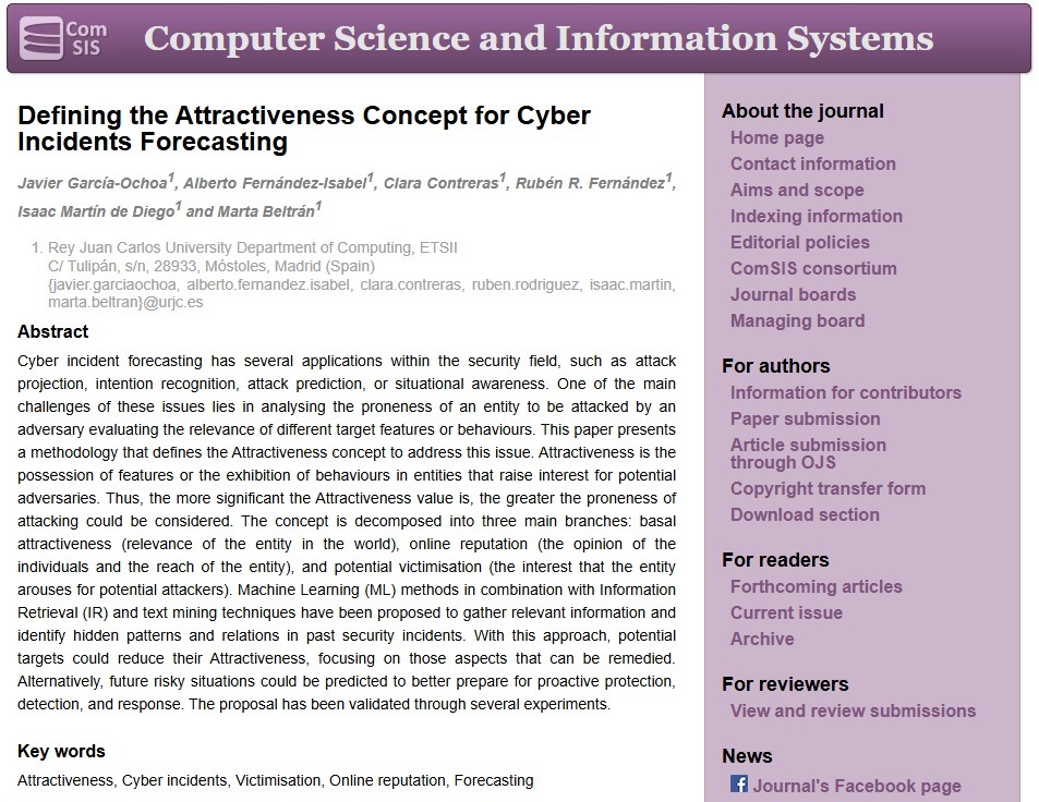 DICYME at Computer Science and Information Systems